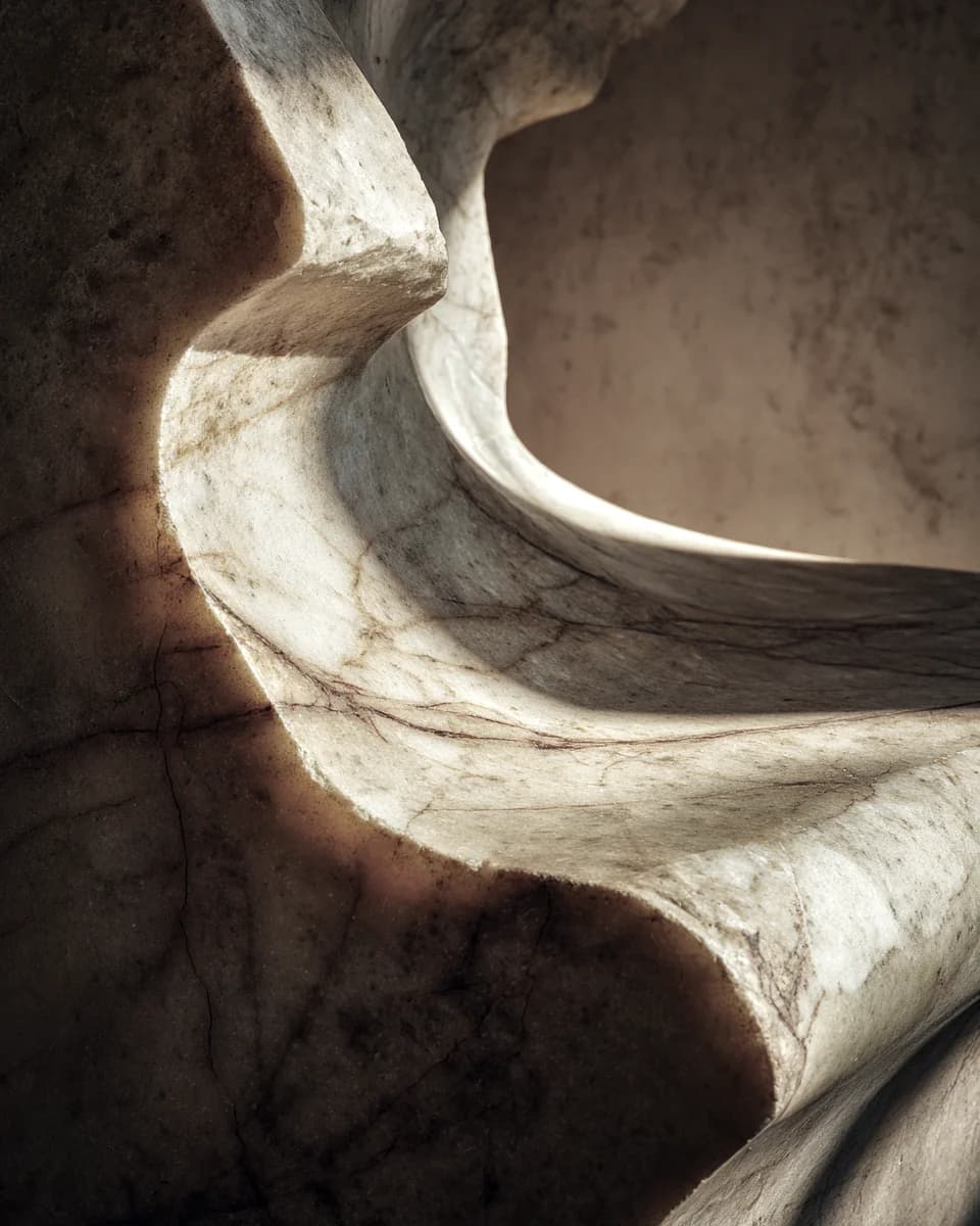 A sculptural detail.
